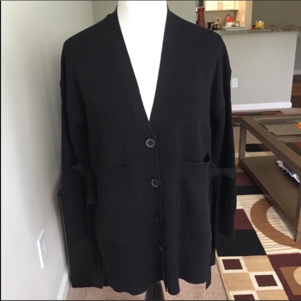 J.Crew Slouchy Cardigan With Side Ties NEW - Picture 3 of 5